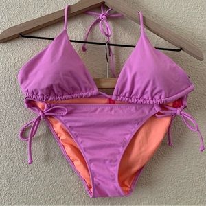 Victoria's Secret Bikini Triangle Top Tie Bottoms